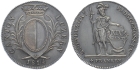Luzern 4 Franken 1814 (Neutaler) Stehender Krieger